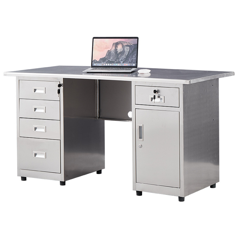 Stainless steel computer desk, - đánh giá và giá Medical Lab Furniture
