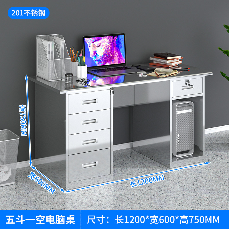 Stainless steel computer desk, - đánh giá và giá Medical Lab Furniture