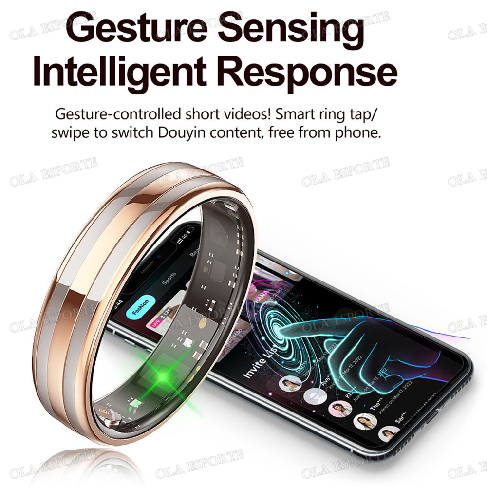 Gesture Sensing Smart Ring Hea - đánh giá và giá Blood Pressure Monitor